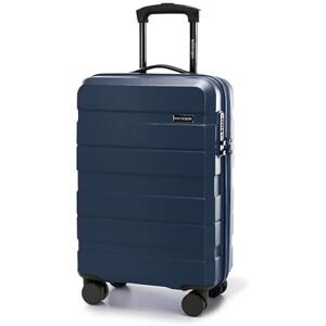 WITTCHEN COMODO LINE Cabin Bagage Handbagage Boarding Case Trolley Roll Case Hard Shell ABS Combination Lock Hög kvalitet och stabil mörkblå WITTCHEN COMODO LINE Cabin Bagage Handbagage Boarding Case Trolley Roll Case Hard Shell ABS Combination Lock Hög kvalitet och stabil mörkblå