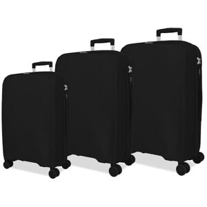ROLL ROAD Orbit Resväska Set Svart 54/64/75 cm Styv 9,6 kg Stängning TSA Polypropylen 9,6 kg 183L Handbagage, svart, Talla única, Bagageset ROLL ROAD Orbit Resväska Set Svart 54/64/75 cm Styv 9,6 kg Stängning TSA Polypropylen 9,6 kg 183L Handbagage, svart, Talla única, Bagageset