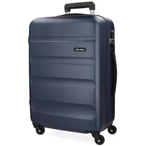 ROLL ROAD Flex handbagage, marinblå, 75 centimeters, Stor resväska ROLL ROAD Flex handbagage, marinblå, 75 centimeters, Stor resväska