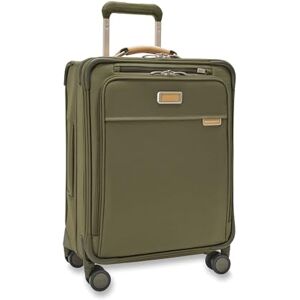 Briggs & Riley 4 hjul expanderbara spinner resväskor, Oliv, Carry-On 53.3cm, Globalt handbagage Briggs & Riley 4 hjul expanderbara spinner resväskor, Oliv, Carry-On 53.3cm, Globalt handbagage