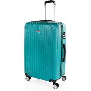 ITACA Vagn resväska, 70 cm, stor storlek XL, ABS. Styv, resistent, robust och lätt. Stor kapacitet. Teleskophandtag, 2 infällbara handtag, 4 hjul, Mint grön ITACA Vagn resväska, 70 cm, stor storlek XL, ABS. Styv, resistent, robust och lätt. Stor kapacitet. Teleskophandtag, 2 infällbara handtag, 4 hjul, Mint grön