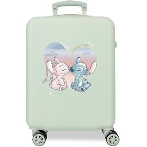 Disney Joumma bedårande stitch grön kabinväska 38 x 55 x 20 cm styv 2 kg sida kombinationslås ABS 2 kg 35 L handbagage, grön, Talla única, Kabinväska Disney Joumma bedårande stitch grön kabinväska 38 x 55 x 20 cm styv 2 kg sida kombinationslås ABS 2 kg 35 L handbagage, grön, Talla única, Kabinväska