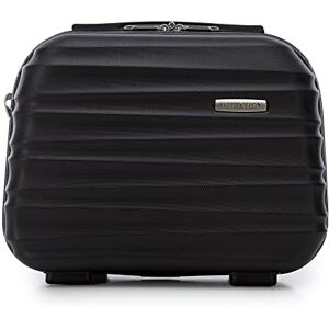WITTCHEN GROOVE Line Kosmetikaväska Resekosmetikaväska Hårda fodral med ABS-hölje Bekvämt handtag, axelrem 30 x 34 x 16 cm Svart SAS/Ryanair/Norwegian/Wizz Air/BRA/Sunclass Airliness WITTCHEN GROOVE Line Kosmetikaväska Resekosmetikaväska Hårda fodral med ABS-hölje Bekvämt handtag, axelrem 30 x 34 x 16 cm Svart SAS/Ryanair/Norwegian/Wizz Air/BRA/Sunclass Airliness