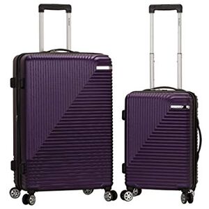 Rockland Star Trail Hardside Spinner hjul bagage, Lila, 2-Piece Set (20/28), Star Trail Hardside Spinner hjulbagage Rockland Star Trail Hardside Spinner hjul bagage, Lila, 2-Piece Set (20/28), Star Trail Hardside Spinner hjulbagage