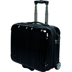 JSA 45513 – Affärsvagn i ABS polykarbonatmix, svart, svart, 44 cm, resväska JSA 45513 – Affärsvagn i ABS polykarbonatmix, svart, svart, 44 cm, resväska