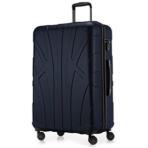 suitline Stor resväska 76 x 53 x 31 cm ABS hård skal expanderbar (96-110 L) med TSA lås 4 dubbla hjul teleskophandtag trolley, mörkblå suitline Stor resväska 76 x 53 x 31 cm ABS hård skal expanderbar (96-110 L) med TSA lås 4 dubbla hjul teleskophandtag trolley, mörkblå