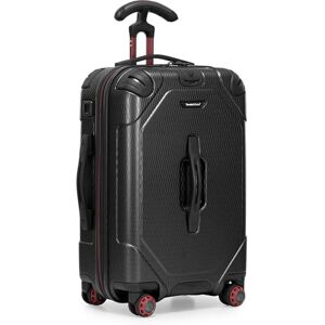 Traveler's Choice Maxporter II Resväska med snurrande hjul, med hårt skal, polykarbonat, bagage, Svart, 22" Carry-On Luggage Traveler's Choice Maxporter II Resväska med snurrande hjul, med hårt skal, polykarbonat, bagage, Svart, 22" Carry-On Luggage
