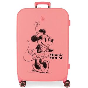 Disney Mickey Happiness Behöver, Korall, Maleta mediana, medium resväska Disney Mickey Happiness Behöver, Korall, Maleta mediana, medium resväska