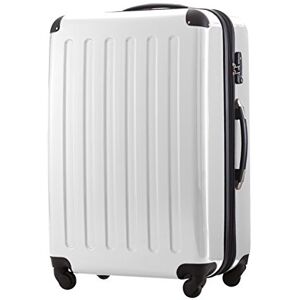 Hauptstadtkoffer ALEX Expanderbar hårdskalväska 75 cm (119 l) med TSA-lås, robust trolley-resväska med 4 dubbelhjul, vit Hauptstadtkoffer ALEX Expanderbar hårdskalväska 75 cm (119 l) med TSA-lås, robust trolley-resväska med 4 dubbelhjul, vit
