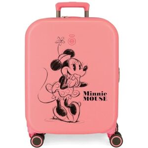 Disney Minnie Happiness Kabinväska Rosa 40x55x20 cms Stelt ABS Integrerad TSA-stängning 37L 3,22 kg 4 Dubbla hjul Handbagage, Rosa, Maleta de cabina, Kabinväska Disney Minnie Happiness Kabinväska Rosa 40x55x20 cms Stelt ABS Integrerad TSA-stängning 37L 3,22 kg 4 Dubbla hjul Handbagage, Rosa, Maleta de cabina, Kabinväska