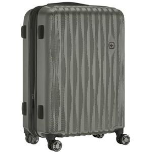 WENGER Energi resväska med hårt skal med 4 hjul, trolley, säkerhetslås, kvinnor och män, resor semester, GRÅ, M, Hardside expanderbart bagage med hjul WENGER Energi resväska med hårt skal med 4 hjul, trolley, säkerhetslås, kvinnor och män, resor semester, GRÅ, M, Hardside expanderbart bagage med hjul