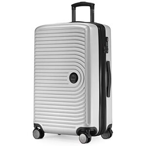 Hauptstadtkoffer Mitte Medelstor hårdskalväska, incheckat bagage med 8 cm volymexpansion, TSA, 4 gummerade dubbelhjul, 68 cm, 88 l, vit Hauptstadtkoffer Mitte Medelstor hårdskalväska, incheckat bagage med 8 cm volymexpansion, TSA, 4 gummerade dubbelhjul, 68 cm, 88 l, vit