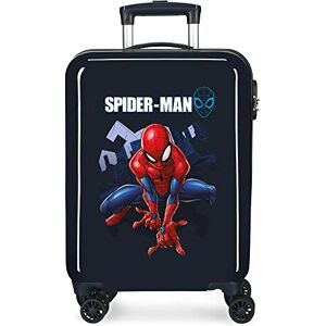 Marvel Spiderman Action kabinväska blå 37 x 55 x 20 cm hårt skal ABS kombinationslås 34 L 2,6 kg 4 dubbelhjul handbagage, blå, Cabina, barnmode Marvel Spiderman Action kabinväska blå 37 x 55 x 20 cm hårt skal ABS kombinationslås 34 L 2,6 kg 4 dubbelhjul handbagage, blå, Cabina, barnmode