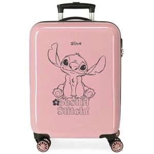 Disney Best of Stitch Kabinväska Rosa 38x55x20 cms Stelt ABS Kombinationslås Sidosateral 34L 2 kg 4 Dubbla hjul Bagage Hand, Rosa, Talla única, Kabinväska Disney Best of Stitch Kabinväska Rosa 38x55x20 cms Stelt ABS Kombinationslås Sidosateral 34L 2 kg 4 Dubbla hjul Bagage Hand, Rosa, Talla única, Kabinväska
