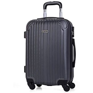 ITACA Kabinväska, Handbagage, 55x40x20, Lätt Vikt Och 4 Hjul Stilren Trolley Med Och Hårda Skalet För Säker Och Smidig Resa, Kompatibel med Ryanair, Antracit ITACA Kabinväska, Handbagage, 55x40x20, Lätt Vikt Och 4 Hjul Stilren Trolley Med Och Hårda Skalet För Säker Och Smidig Resa, Kompatibel med Ryanair, Antracit