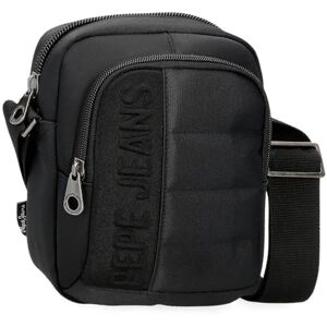 Pepe Jeans Ancor axelväska liten svart 15 x 19,5 x 6 cm polyester 1,76 L av Joumma väskor, svart, Talla única, Liten axelväska Pepe Jeans Ancor axelväska liten svart 15 x 19,5 x 6 cm polyester 1,76 L av Joumma väskor, svart, Talla única, Liten axelväska
