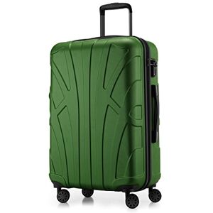 suitline Mellanstor resväska 66 x 44 x 27 cm ABS hård skal expanderbar (58-68 L) med TSA lås 4 dubbla hjul teleskophandtag resväska, grön suitline Mellanstor resväska 66 x 44 x 27 cm ABS hård skal expanderbar (58-68 L) med TSA lås 4 dubbla hjul teleskophandtag resväska, grön