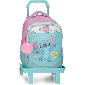 Disney Joumma Stitch Little Destruction Skolryggsäck med dubbla fack med vagn 15,6 tum turkos grön 28 x 42 x 14 cm PVC 16,46 l Disney Joumma Stitch Little Destruction Skolryggsäck med dubbla fack med vagn 15,6 tum turkos grön 28 x 42 x 14 cm PVC 16,46 l