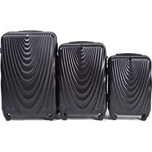 W WINGS Wings resväska – lätt resväska med hjul och teleskophandtag, svart, 3 set, resväska, svart, 3 SET, resväska W WINGS Wings resväska – lätt resväska med hjul och teleskophandtag, svart, 3 set, resväska, svart, 3 SET, resväska