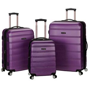 Rockland Melbourne hård sida expanderbar spinner-hjul bagage, Lila, En storlek, Melbourne hård sida expanderbart spinner-hjul bagage Rockland Melbourne hård sida expanderbar spinner-hjul bagage, Lila, En storlek, Melbourne hård sida expanderbart spinner-hjul bagage