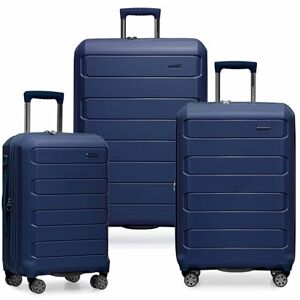 Traveler's Choice Resenärens val kontrollerat medium (26 tum), Marinblått Xsp, 3 Piece Set, Pagosa oförstörbart hårt skal expanderbart spinner bagage Traveler's Choice Resenärens val kontrollerat medium (26 tum), Marinblått Xsp, 3 Piece Set, Pagosa oförstörbart hårt skal expanderbart spinner bagage