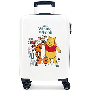 Disney Nalle Puh kabinväska vit 38 x 55 x 20 cm styv ABS kombination stängning sida 34 L 2 kg 4 dubbla hjul, Vitt, Stuga resväskor Disney Nalle Puh kabinväska vit 38 x 55 x 20 cm styv ABS kombination stängning sida 34 L 2 kg 4 dubbla hjul, Vitt, Stuga resväskor