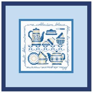 Le Bonheur des Dames Le Bonheur des dam korsstygn set blå kollektion räkningsmönster Le Bonheur des Dames Le Bonheur des dam korsstygn set blå kollektion räkningsmönster