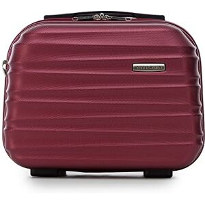 WITTCHEN GROOVE Line Kosmetikaväska Resekosmetikaväska Hårda fodral med ABS-hölje Bekvämt handtag, axelrem 30 x 34 x 16 cm Vinröd SAS/Ryanair/Norwegian/Wizz Air/BRA/Sunclass Airliness WITTCHEN GROOVE Line Kosmetikaväska Resekosmetikaväska Hårda fodral med ABS-hölje Bekvämt handtag, axelrem 30 x 34 x 16 cm Vinröd SAS/Ryanair/Norwegian/Wizz Air/BRA/Sunclass Airliness