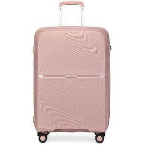 British Traveller Brittisk resenär resväska lätt PP hård skal vagn, mode resa handbagage kabinstorlek, TSA-lås checkfodral med 4 spinnhjul, NAKEN, M, Hårt skal bagage British Traveller Brittisk resenär resväska lätt PP hård skal vagn, mode resa handbagage kabinstorlek, TSA-lås checkfodral med 4 spinnhjul, NAKEN, M, Hårt skal bagage