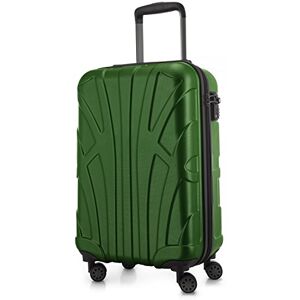 suitline Kabinväska 55 x 35 x 20 cm (34 L) ABS hård skal med TSA lås 4 dubbla hjul teleskophandtag lätt handbagage affärsresa, grön suitline Kabinväska 55 x 35 x 20 cm (34 L) ABS hård skal med TSA lås 4 dubbla hjul teleskophandtag lätt handbagage affärsresa, grön