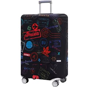 TRAVELKIN more than travel Travel KIN Travelkin resväska skyddsfodral 45,7–81,3 cm, TSA-godkänd, Go Travel-world, S (18–21 tum fodral), trendig TRAVELKIN more than travel Travel KIN Travelkin resväska skyddsfodral 45,7–81,3 cm, TSA-godkänd, Go Travel-world, S (18–21 tum fodral), trendig