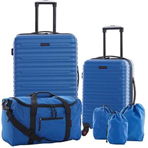 Travelers Club Orion Bagageset och resetillbehör, 6 delar, BLÅ, 6-Piece Set Travelers Club Orion Bagageset och resetillbehör, 6 delar, BLÅ, 6-Piece Set