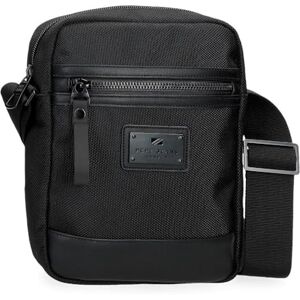 Pepe Jeans Blackmore Medium Svart Axelväska 17 x 22 x 6 cm Polyester med Konstläderdetaljer 2,24 L av Joumma Väskor, svart, Talla única, medium axelväska Pepe Jeans Blackmore Medium Svart Axelväska 17 x 22 x 6 cm Polyester med Konstläderdetaljer 2,24 L av Joumma Väskor, svart, Talla única, medium axelväska