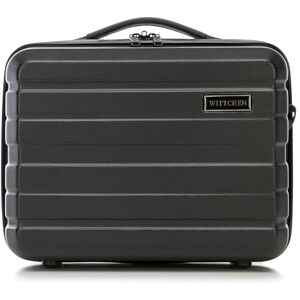 WITTCHEN COMODO Line Cosmetic Bagage Toalettväska Damväska Resväska Vanity Case Bärbar Styv ABS Toalettväska Avtagbar axelrem Storlek XS Svart WITTCHEN COMODO Line Cosmetic Bagage Toalettväska Damväska Resväska Vanity Case Bärbar Styv ABS Toalettväska Avtagbar axelrem Storlek XS Svart