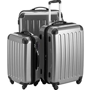 Hauptstadtkoffer ALEX 3-delars Koffertset – Kabinväska 55 cm, Mellanstor 65 cm & Stor 75 cm, Hårdskal ABS+PC, Kodlås, silvero Hauptstadtkoffer ALEX 3-delars Koffertset – Kabinväska 55 cm, Mellanstor 65 cm & Stor 75 cm, Hårdskal ABS+PC, Kodlås, silvero