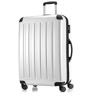 Hauptstadtkoffer ALEX Expanderbar Hårdskal Koffert 75 cm (119 L) med Kodlås – Robust Resväska med 4 Dubbelhjul, vit Hauptstadtkoffer ALEX Expanderbar Hårdskal Koffert 75 cm (119 L) med Kodlås – Robust Resväska med 4 Dubbelhjul, vit