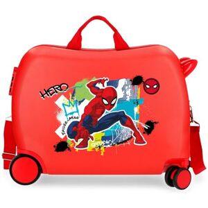 Marvel Disney Joumma-väskor Spiderman Urban kabinväska, resväska för barn, ABS-material, unikt material, fyra multivägs roterbara dubbla hjul, kombinationslås på sidan., Röd, 38 x 50 x 20 cm Marvel Disney Joumma-väskor Spiderman Urban kabinväska, resväska för barn, ABS-material, unikt material, fyra multivägs roterbara dubbla hjul, kombinationslås på sidan., Röd, 38 x 50 x 20 cm