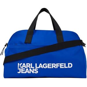 KARL LAGERFELD JEANS , Dam, Nylon Gymbag, Blå, One size KARL LAGERFELD JEANS , Dam, Nylon Gymbag, Blå, One size