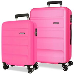 ROLL ROAD Flex Resväska Set Rosa 55/65 cm Styv 5,8 kg Sidokombinationslås ABS 5,8 kg 91 L Handbagage, Rosa, Talla única, Bagageset ROLL ROAD Flex Resväska Set Rosa 55/65 cm Styv 5,8 kg Sidokombinationslås ABS 5,8 kg 91 L Handbagage, Rosa, Talla única, Bagageset