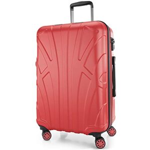 suitline Mellanstor resväska 66 x 44 x 27 cm ABS hård skal expanderbar (58-68 L) med TSA lås 4 dubbla hjul teleskophandtag resväska, korall suitline Mellanstor resväska 66 x 44 x 27 cm ABS hård skal expanderbar (58-68 L) med TSA lås 4 dubbla hjul teleskophandtag resväska, korall