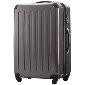 Hauptstadtkoffer ALEX Expanderbar hårdskalväska 75 cm (119 l) med TSA-lås, robust trolley-resväska med 4 dubbelhjul, titanfärgad Hauptstadtkoffer ALEX Expanderbar hårdskalväska 75 cm (119 l) med TSA-lås, robust trolley-resväska med 4 dubbelhjul, titanfärgad