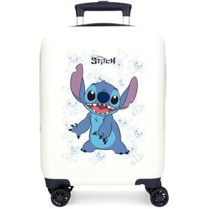 Disney Joumma väskor Happy stitch kabinväska, resväskeset, tillverkade av ABS, ett slitstarkt och lätt material, sidokombinationslås, skolväskor, barnryggsäckar, Vit, 33 x 50 x 20 cm, Resväska Disney Joumma väskor Happy stitch kabinväska, resväskeset, tillverkade av ABS, ett slitstarkt och lätt material, sidokombinationslås, skolväskor, barnryggsäckar, Vit, 33 x 50 x 20 cm, Resväska