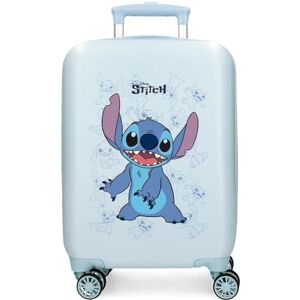 Disney Joumma väskor Happy stitch kabinväska, resväskeset, tillverkade av ABS, ett slitstarkt och lätt material, sidokombinationslås, skolväskor, barnryggsäckar, Blå, 33 x 50 x 20 cm, Resväska Disney Joumma väskor Happy stitch kabinväska, resväskeset, tillverkade av ABS, ett slitstarkt och lätt material, sidokombinationslås, skolväskor, barnryggsäckar, Blå, 33 x 50 x 20 cm, Resväska