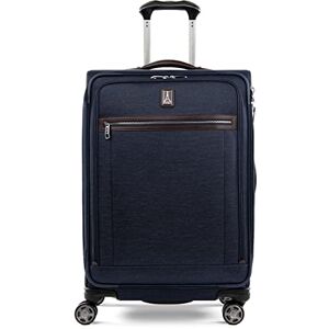 Travelpro Platinum Elite expanderbar spinner-hjul med softside, True Navy Blue, Checked-Medium 25-Inch, Platinum Elite softside expanderbart spinner-hjulbagage Travelpro Platinum Elite expanderbar spinner-hjul med softside, True Navy Blue, Checked-Medium 25-Inch, Platinum Elite softside expanderbart spinner-hjulbagage