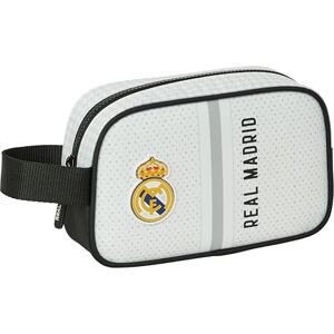 safta Real Madrid 1:a UTRUSTNING 24/25 Skolväska för barn, liten väska, lämplig för olika åldrar, bekväm och mångsidig, kvalitet och styrka, 22 x 8 x 13,5 cm, färg vit/grå, Vit/grå, Estándar, safta Real Madrid 1:a UTRUSTNING 24/25 Skolväska för barn, liten väska, lämplig för olika åldrar, bekväm och mångsidig, kvalitet och styrka, 22 x 8 x 13,5 cm, färg vit/grå, Vit/grå, Estándar,