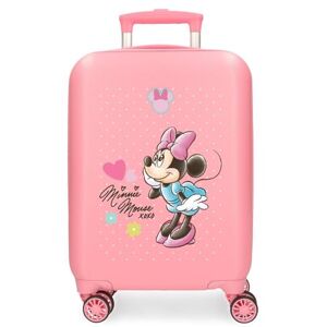 Disney Joumma väskor, Mimmi Imagine, kabinväska, resväska för barn, tillverkad av ABS, ett material, fyra flerriktade dubbla snurrhjul, sidokombinationslås., Rosa, Resväska Disney Joumma väskor, Mimmi Imagine, kabinväska, resväska för barn, tillverkad av ABS, ett material, fyra flerriktade dubbla snurrhjul, sidokombinationslås., Rosa, Resväska