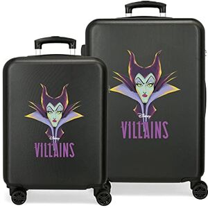 Disney Villains Malefica Resväskor Set Svart 55/65 cms Stelt ABS Kombinationslås Sidospel 56L 6 kg 4 Dubbla hjul Bagage Hand, Svart, Talla única, Bagageuppsättning Disney Villains Malefica Resväskor Set Svart 55/65 cms Stelt ABS Kombinationslås Sidospel 56L 6 kg 4 Dubbla hjul Bagage Hand, Svart, Talla única, Bagageuppsättning
