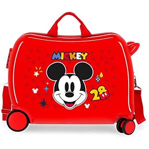 Disney Mickey Get Moving resväska, Färg: röd, 50 x 38 x 20 cm, barnresväska Disney Mickey Get Moving resväska, Färg: röd, 50 x 38 x 20 cm, barnresväska
