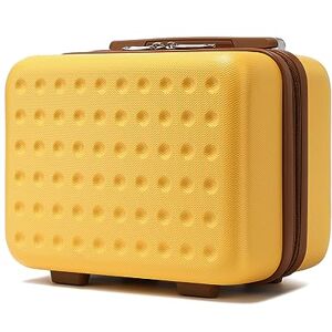 Kono Resväska handbagage lätt hårt fodral resväska 31 cm, Gul Kono Resväska handbagage lätt hårt fodral resväska 31 cm, Gul