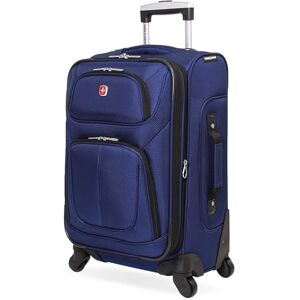 SwissGear Sion Softside bagage med spinnhjul, BLÅ, Carry-On 21-Inch, Sion Softside bagage med spinnhjul SwissGear Sion Softside bagage med spinnhjul, BLÅ, Carry-On 21-Inch, Sion Softside bagage med spinnhjul